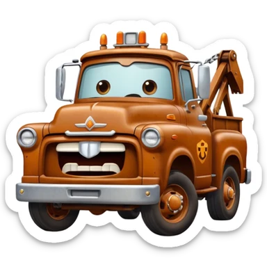 mater tow truck sticker