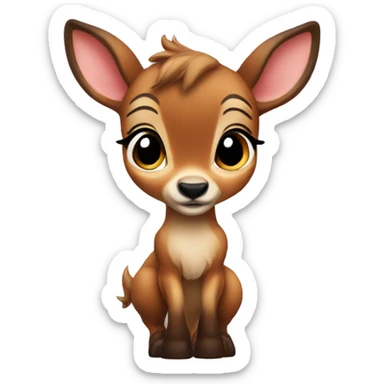 Cute Bambi  sticker