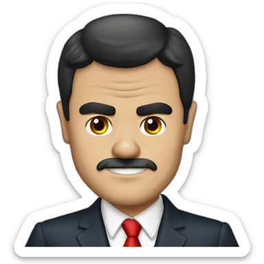 pedro sanchez (presidente de España) estilo gansta sticker