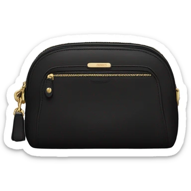 Black coach purse sticker