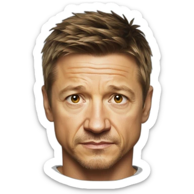 jeremy renner sticker