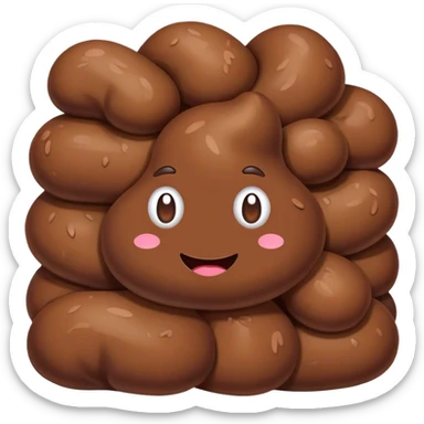 Poop sticker