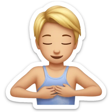 kid back massage sticker