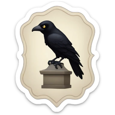 Nevermore académie sticker