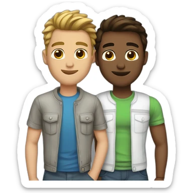 boyfriend love couple gay men sticker