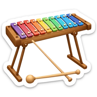 Xylophone instrument sticker