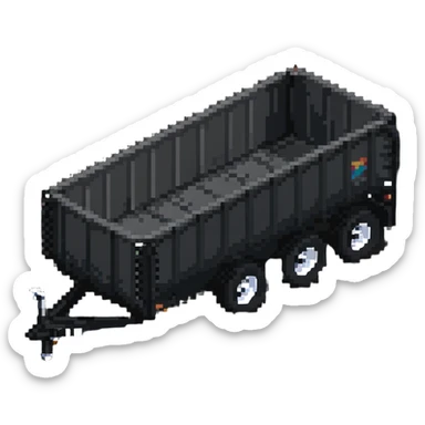 end dump trailer sticker
