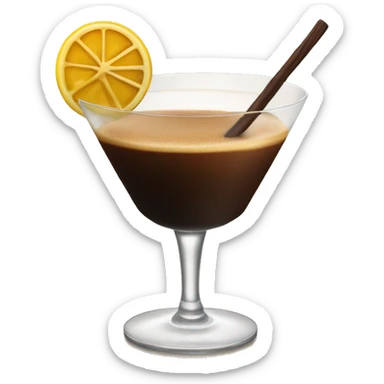 espresso martini cocktail sticker