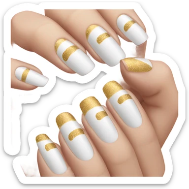 Painted nails sticker