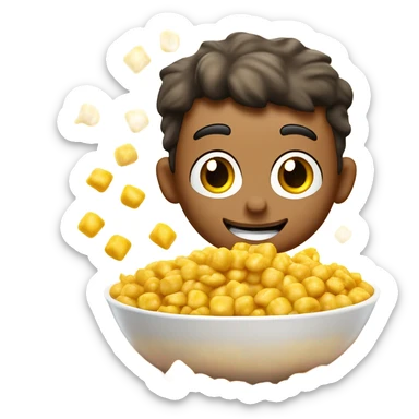 corn pops cereal sticker
