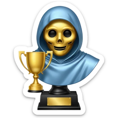 trofeu ghostface sticker