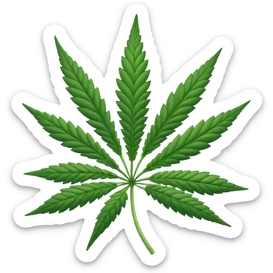 Weed sticker