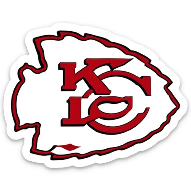 Kansas City chiefs logo sticker
