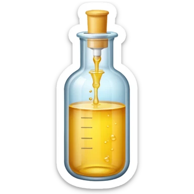 vial de vacuna sticker