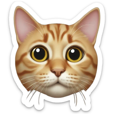 cat fisheye perspective portrait sticker