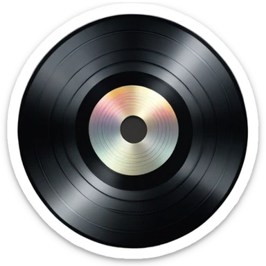 Vinyl record  sticker
