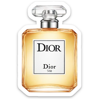 Dior perfume sticker