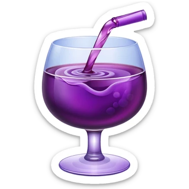 grape juice sticker