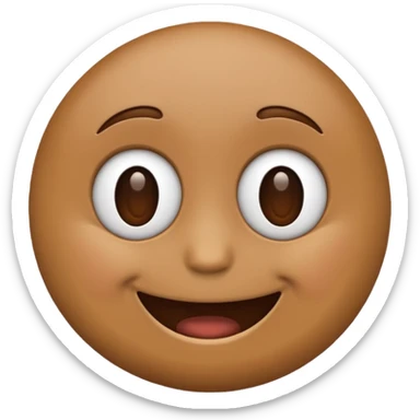brown emojis sticker