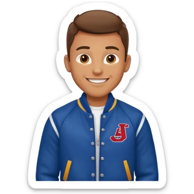 the classic bold jock sticker