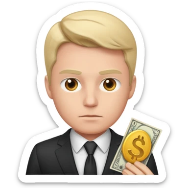 CEO investing money sticker
