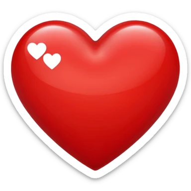 L Heart sticker