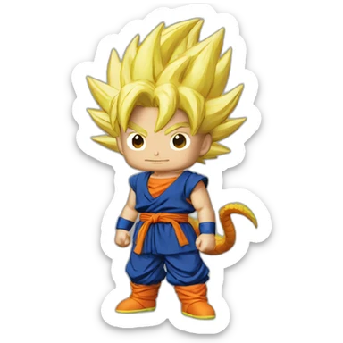Bora-Dragon Ball sticker