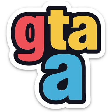 GTA logo sticker