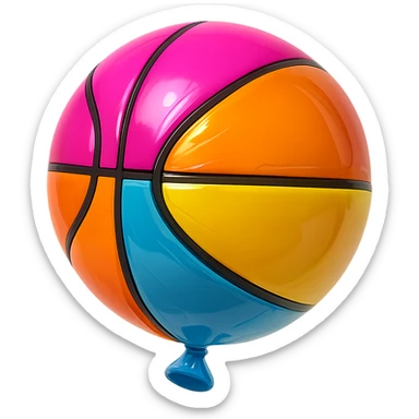 basket ball sticker