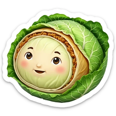 Cabbage roll  with no face sticker