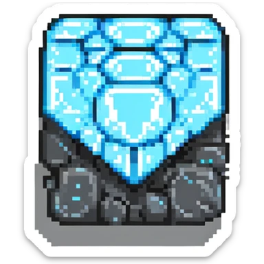 minecraft diamond ore block sticker
