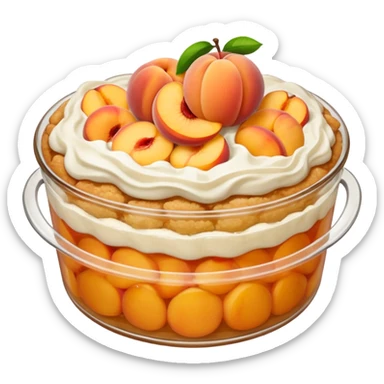 Peach cobbler  sticker