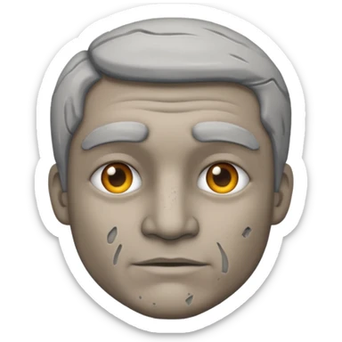 Statue of a man  sticker