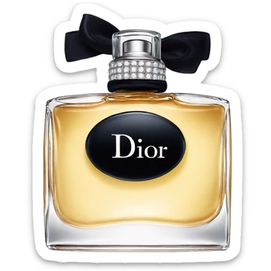 dior perfume sticker