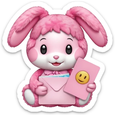 my melody thank you sticker