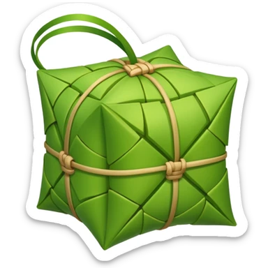 Ketupat rice green sticker