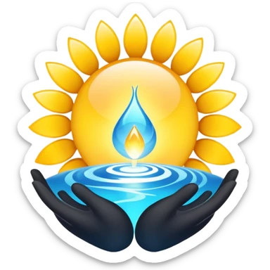 1. brand name is pronis.
2. it means source of creation.
3. I want simple logo sticker