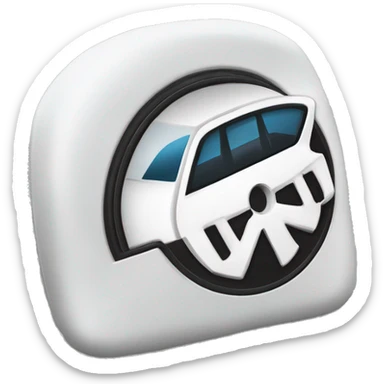 BMW f11 550d in white touring post facelift sticker