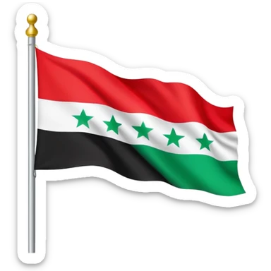 Syria new flag sticker