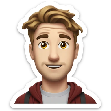 mrbeast in real life sticker