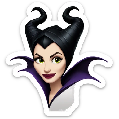 Maleficent angelina joli sticker