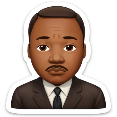 Martin Luther King JR. Cry sticker