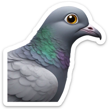 Pigeon sticker