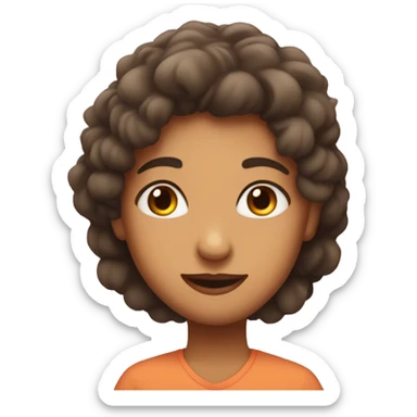 Lovey dovey face sticker