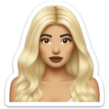kylie jenner blonde  sticker