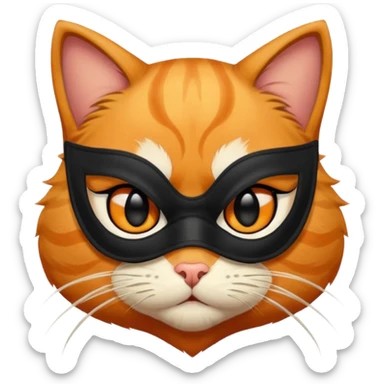 A robber cat sticker