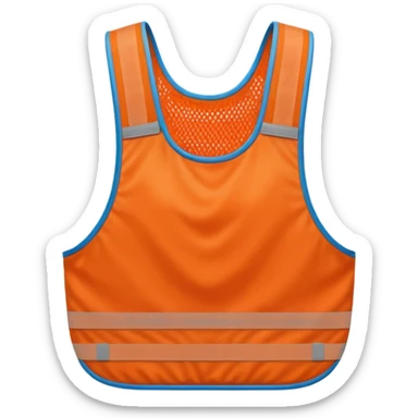 Training bib used for soccer training  sticker