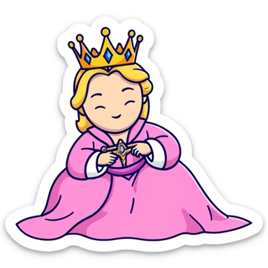 Sleeping Beauty Gansta  sticker