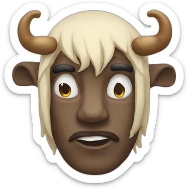 Chat qui a un gros nez sticker