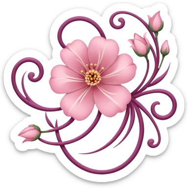 Tattoo pink sticker